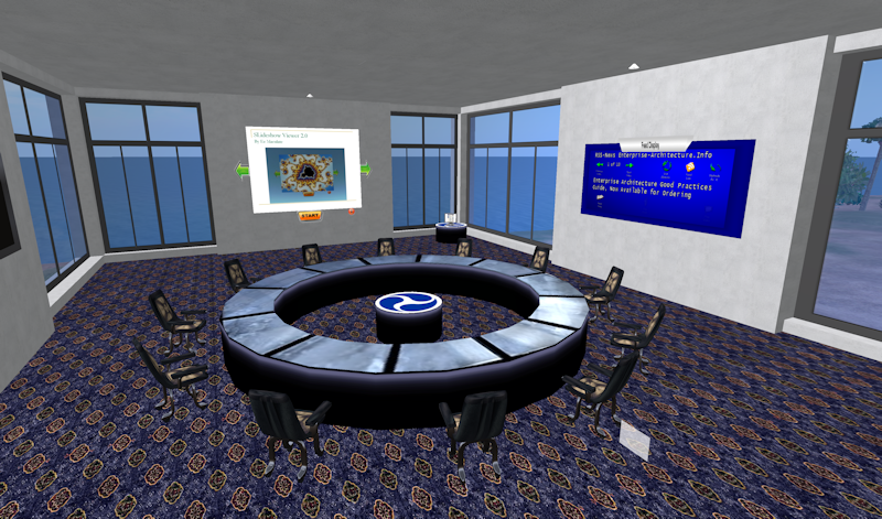 DOT building in Second Life