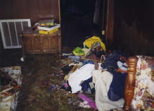 Debris in a Hoarder Home