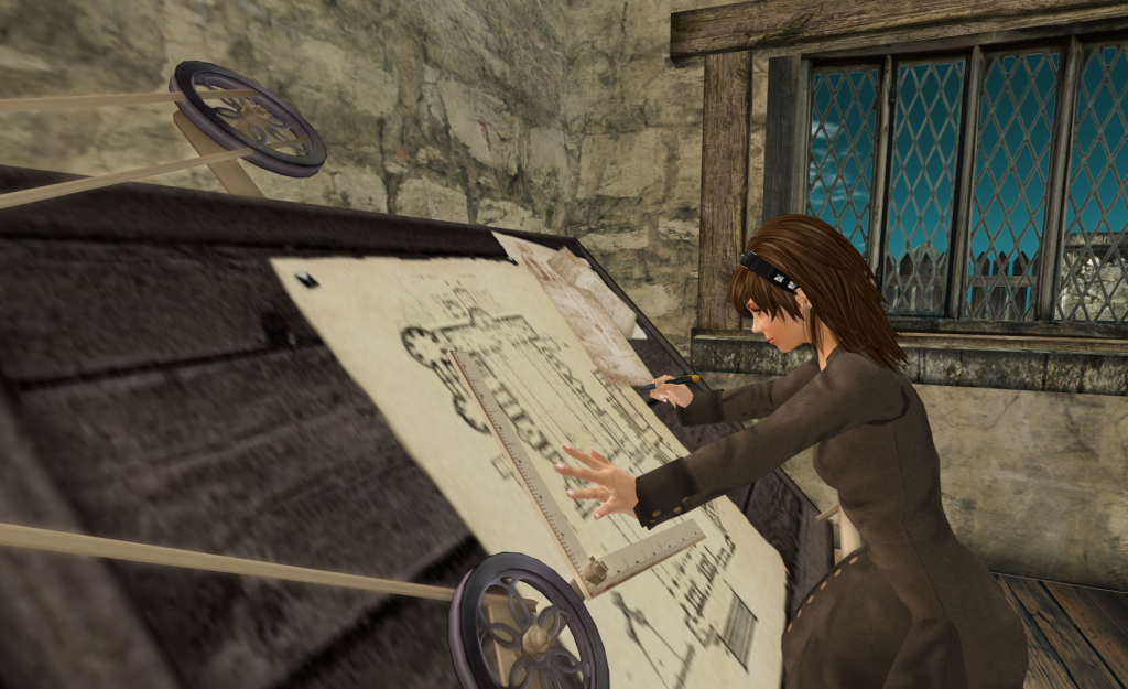 Drafting Table in Second Life