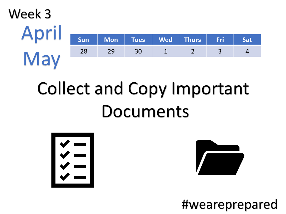 Collect and Copy Important Documents